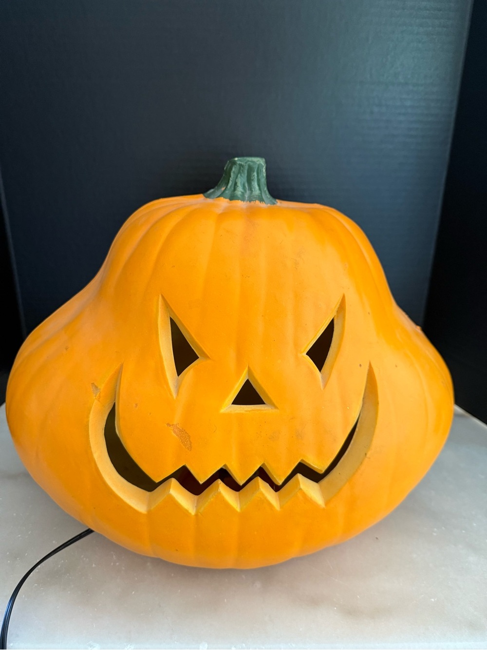 Vtg Foam mold Halloween Pumpkin Decoration Jack O Lantern New Works